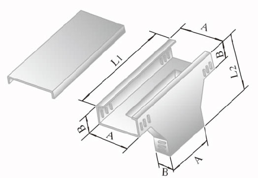 XQJ-LPC-03D型铝合金上侧垂直三通